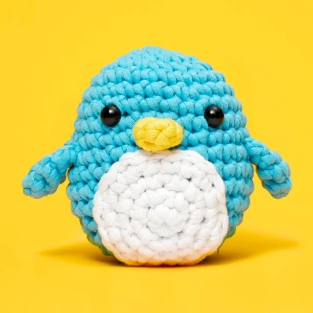 The Woobles Beginner Crochet Amigurumi Kits - Penguin | Walmart (US)