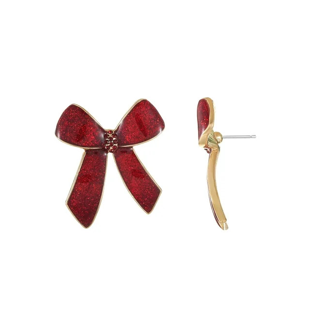 Packed Party Holiday Bow Earrings | Walmart (US)