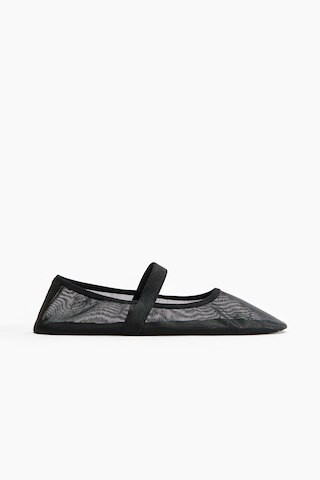 H & M - Anti-slip mesh slippers - Black | H&M (UK, MY, IN, SG, PH, TW, HK)