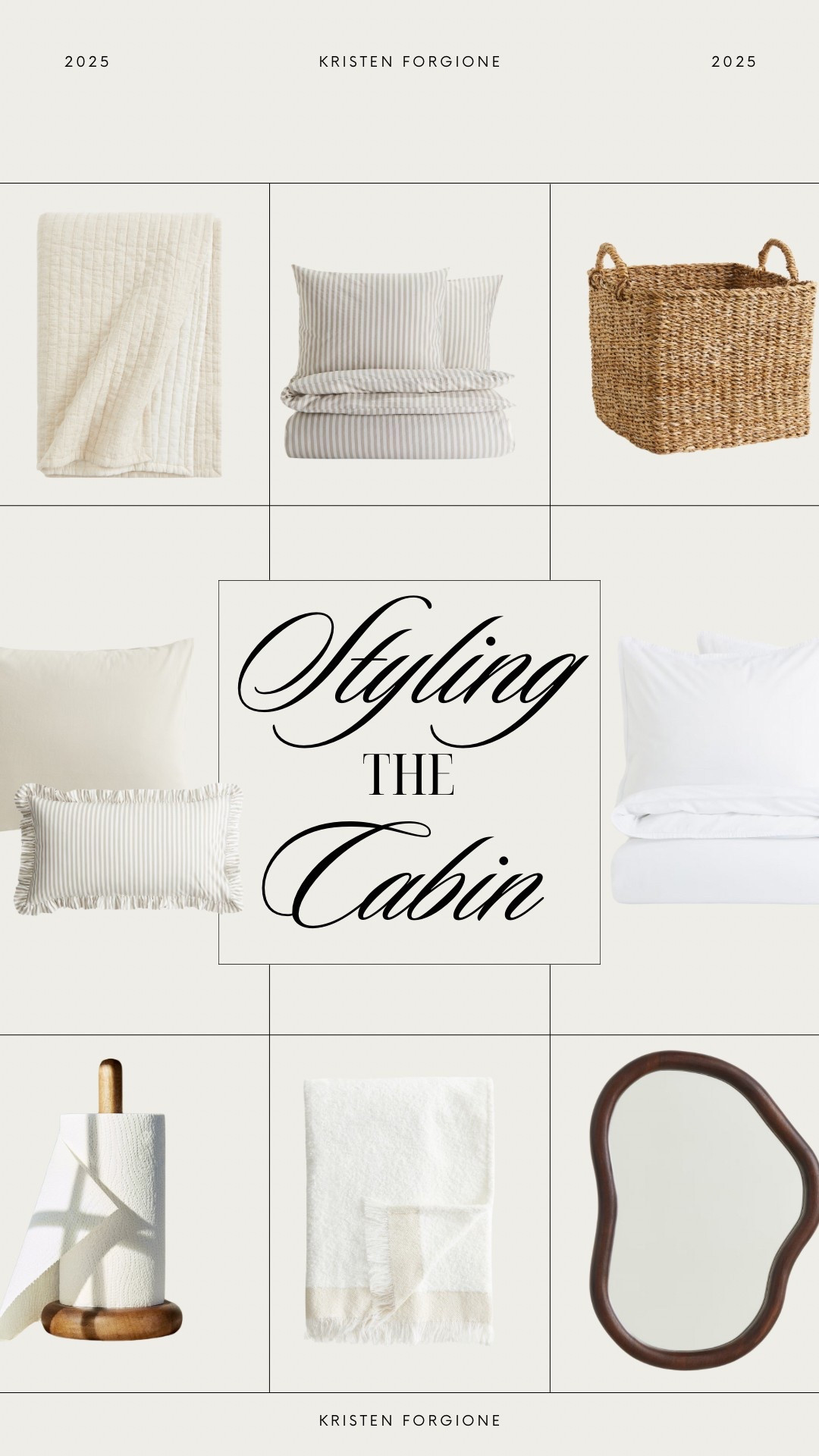 What’s going in the cabin! I bought a bunch of pieces from H&M 

#LTKStyleTip #LTKHome