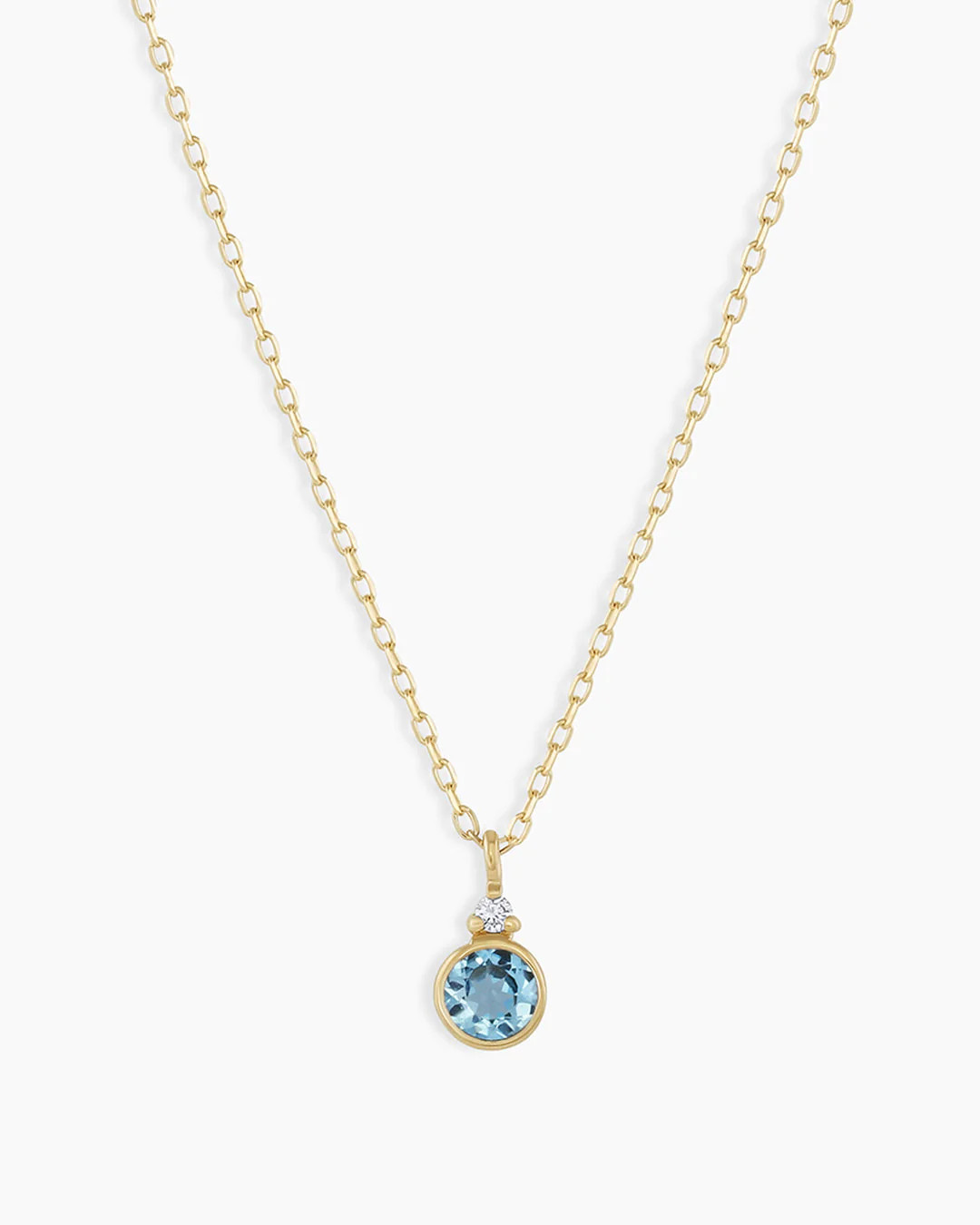 Birthstone Necklace in 14k Solid Gold, Women's by gorjana | Gorjana
