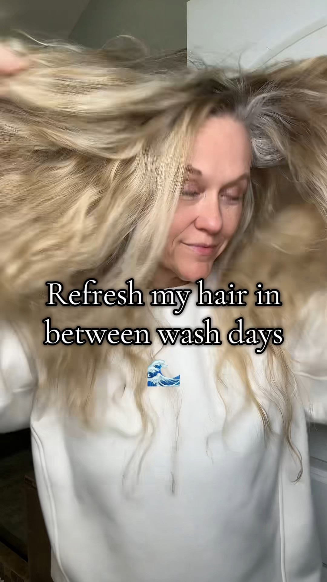 If you have beach hair, mermaid hair - you know some days it is more frizz prone.  I love using this tool for days when my waves need a little TLC.  Still my hair, just more like day one hair.  This is also great for hair that has some areas that are just more likely to lose their curl pattern than others.   
#mermaidhair #beachwaves #longhairdontcare #wavyhair #irishcurls 

#LTKOver40 #LTKgrwm #LTKBeauty