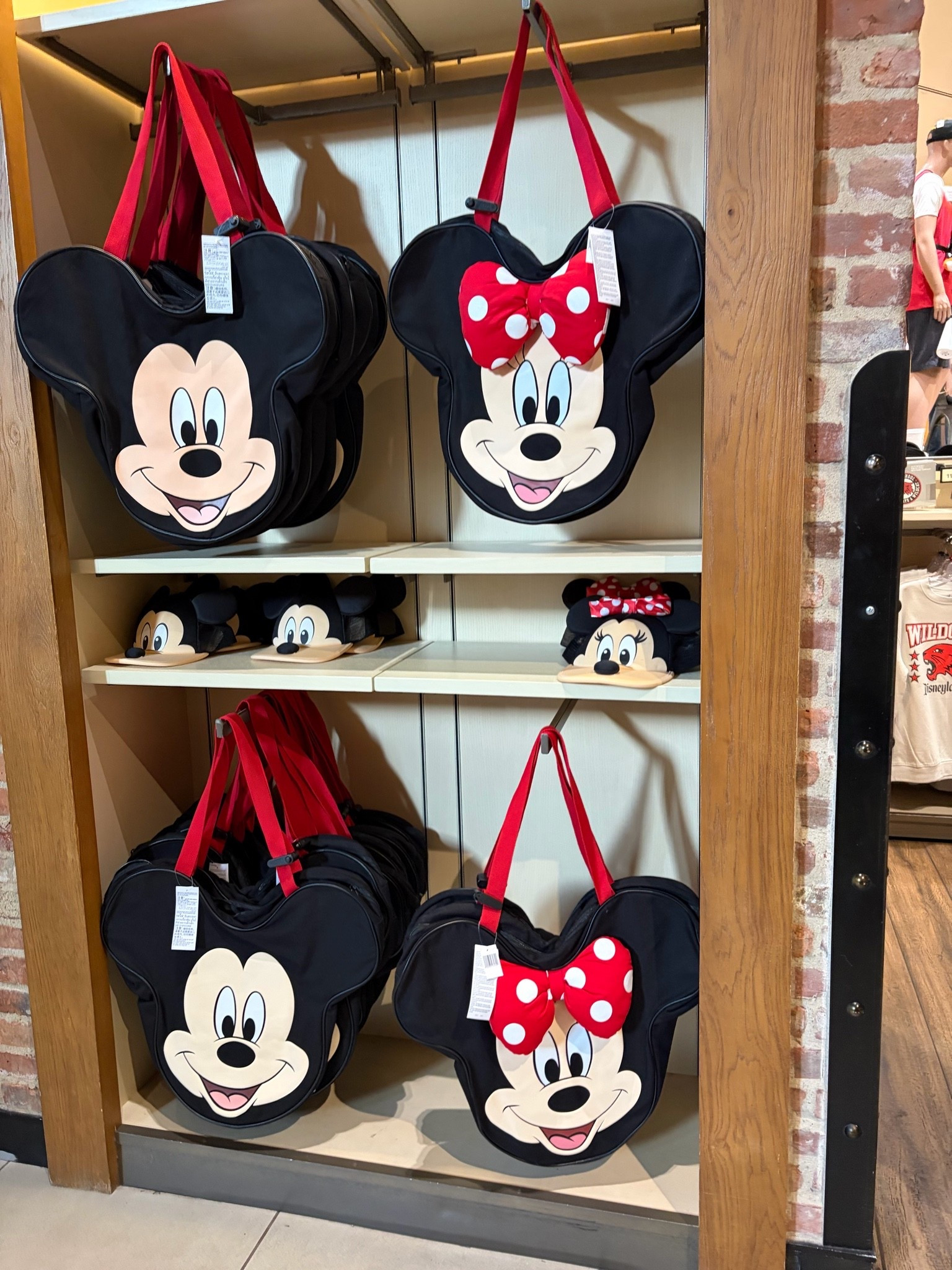Mickey and Minnie Mouse big face tote bags at Disneyland ! ❤️🐭✨

#LTKSeasonal #LTKootd #LTKTravel