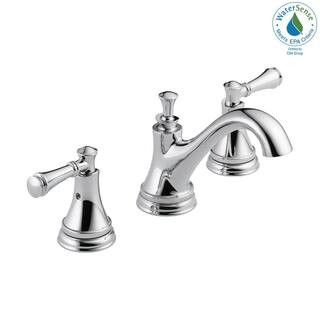 Delta Silverton 8 in. Widespread 2-Handle Bathroom Faucet in Chrome 35713LF-ECO - The Home Depot | The Home Depot