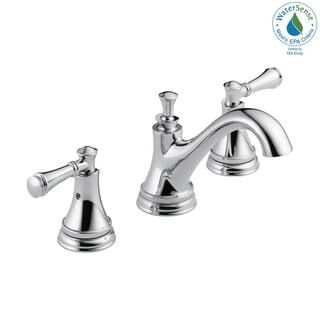 Delta Silverton 8 in. Widespread 2-Handle Bathroom Faucet in Chrome-35713LF-ECO - The Home Depot | The Home Depot