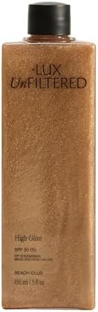 + Lux Unfiltered High Gloss N°30 Shimmer Body Oil with SPF 30 - Instant Bronze Shimmering Body O... | Amazon (US)