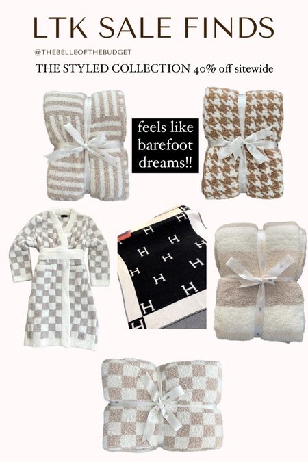 Barefoot dreams blanket lookalike - checkered robe - home decor 
CODE LTK40

#LTKhome #LTKSale #LTKstyletip
