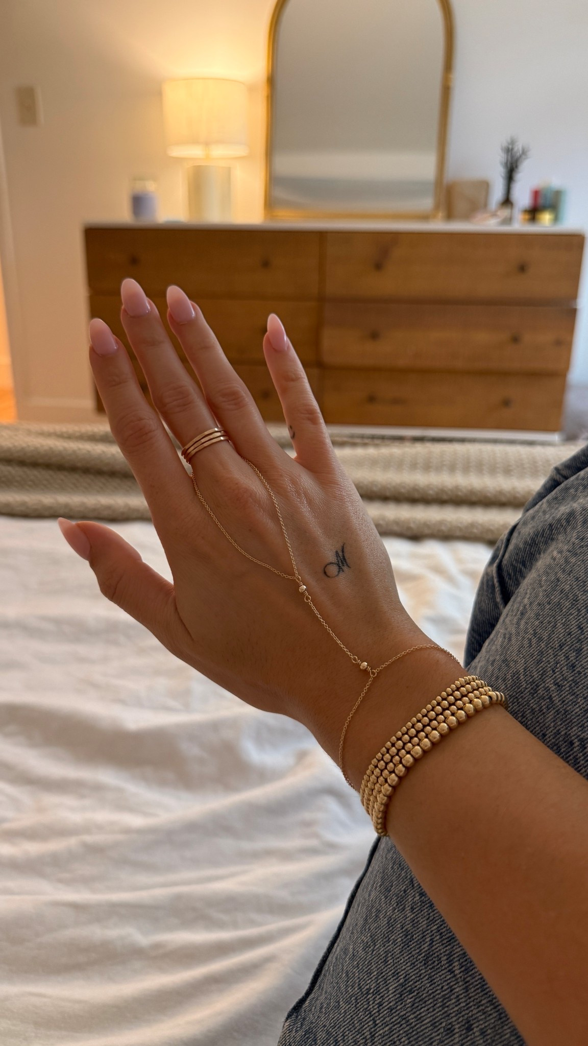 GOLD FILLED HAND CHAIN + my other GF/Solid Gold jewelry ✨✨✨