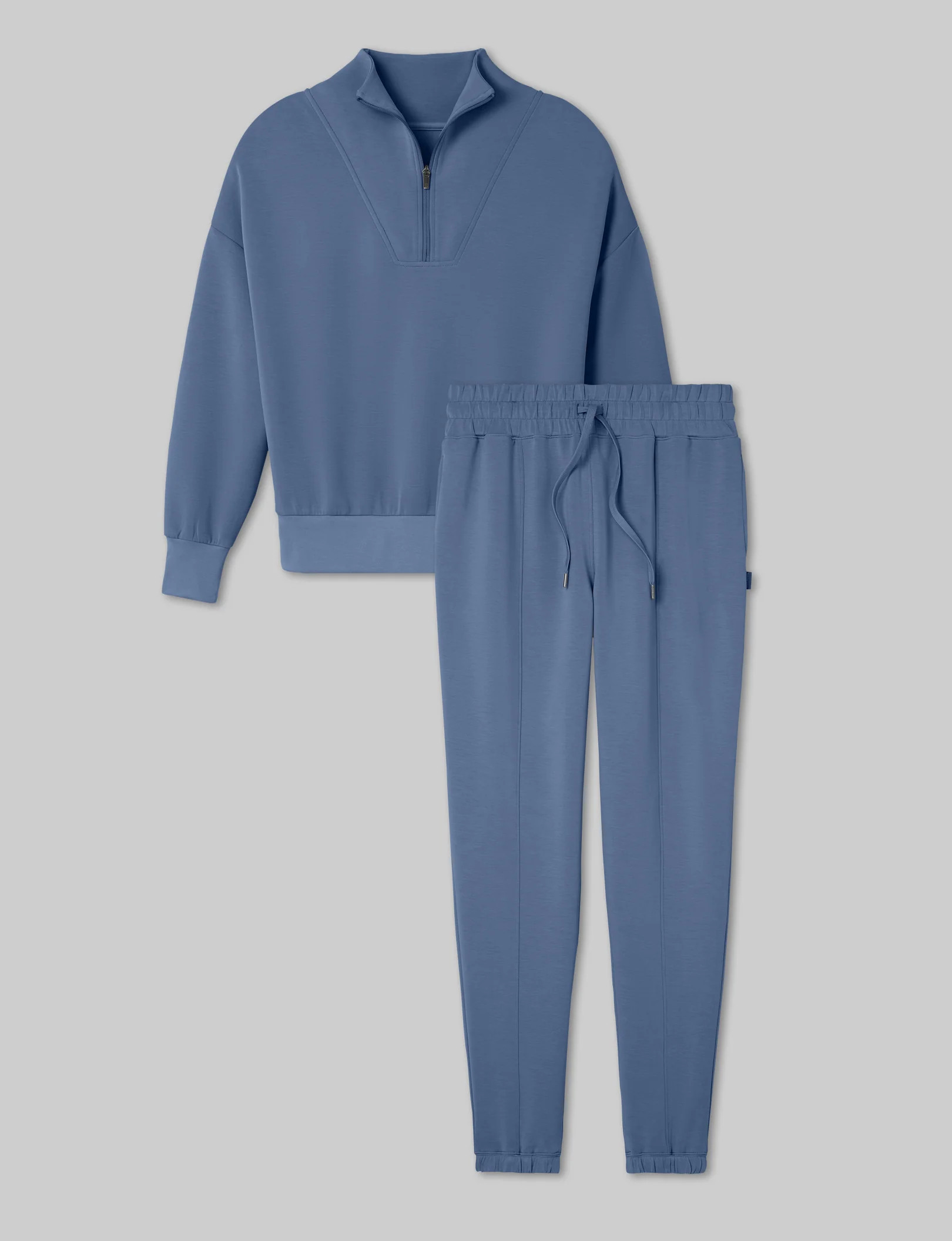 Women's Luxe Traveler Knit Quarter Zip & Jogger Set | Tommy John