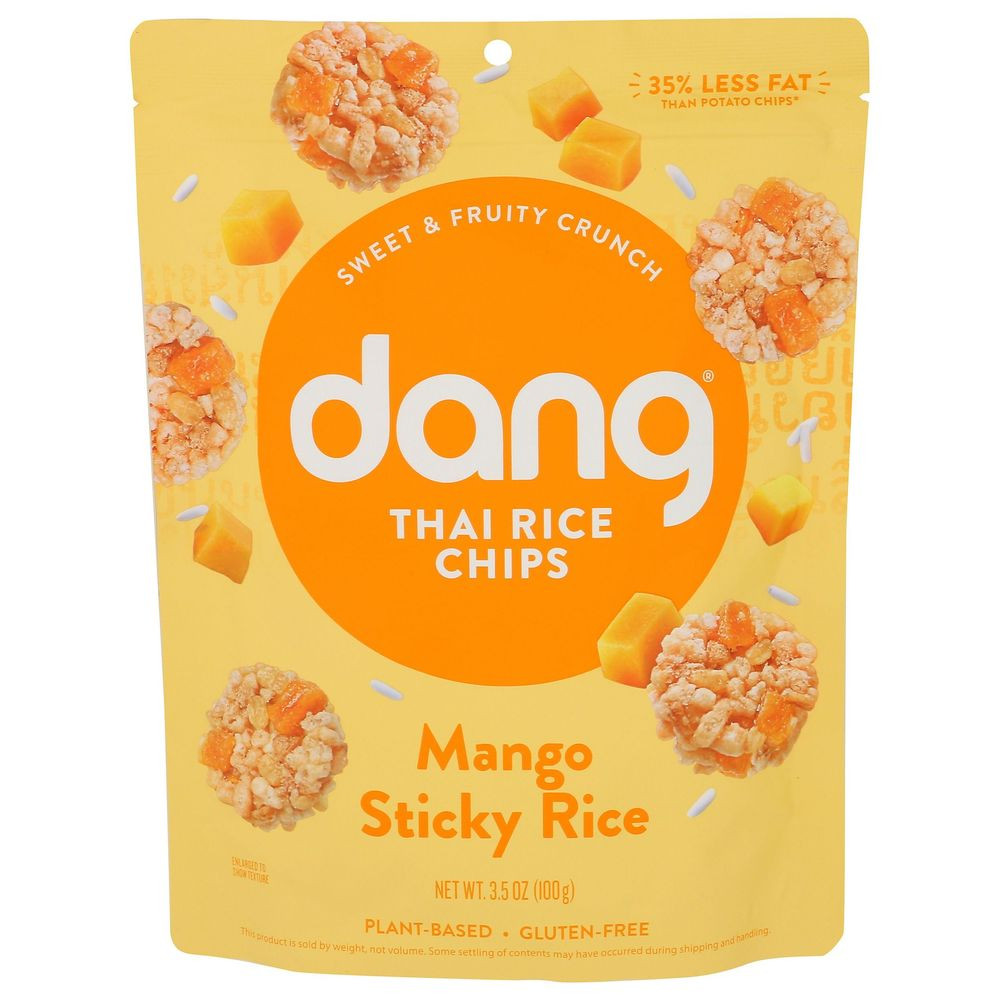 Dang Mango Sticky Rice Thai Rice Chips, 3.5 Ounce -- 12 per case | Food Service Direct