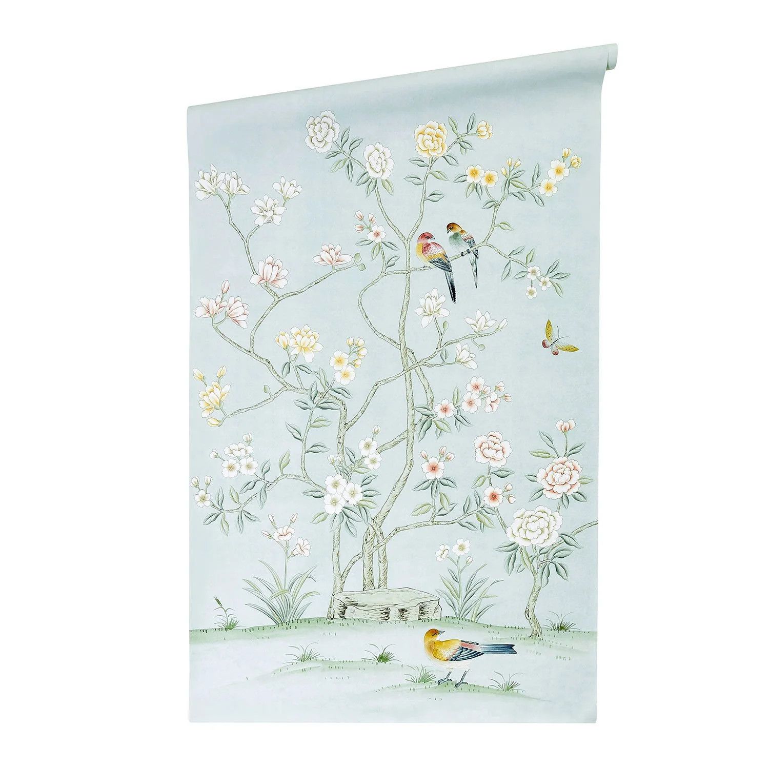 Colchester Blue Chinoiserie Mural Wallpaper | Caitlin Wilson | Caitlin Wilson Design