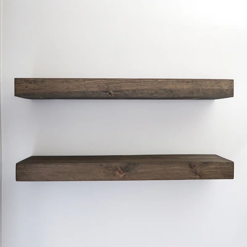 Pippi Modern Floating Shelves 3 Inches Thick | Wayfair North America