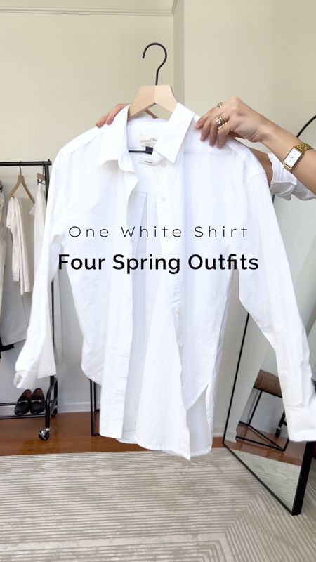 One white button down, four spring outfits!
Shirt is $25 and runs oversized. I’m wearing a size Small. Comes in more colors!

#LTKstyletip #LTKxTarget #LTKsalealert