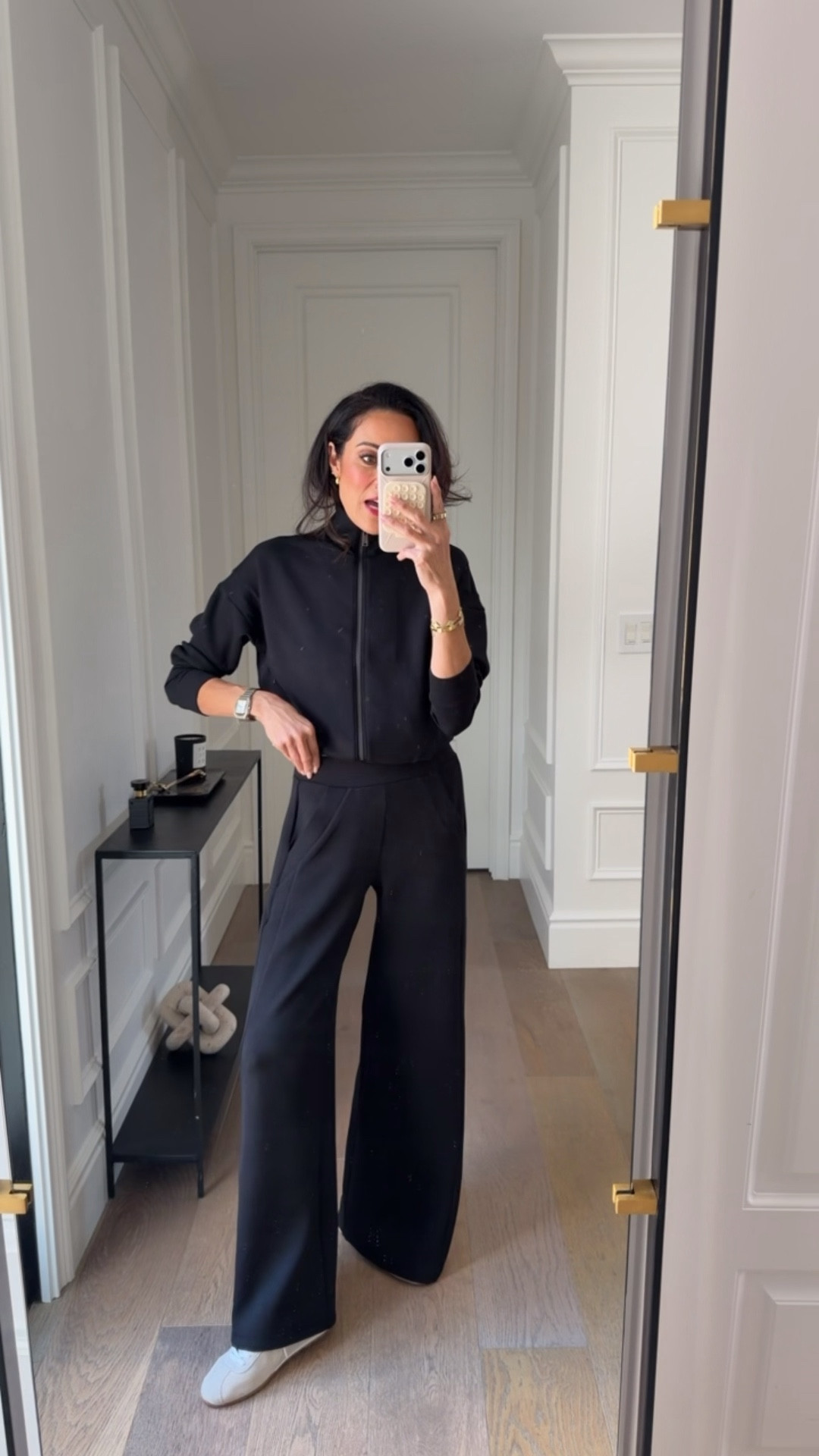 The outfit I wore for travel style on my way back home from Punta Mita! So cozy and effortless! Use code: LUCYSWHIMSXSPANX for 15% off first order!
Top XS
Bottoms XS 

#LTKdayinmylife #LTKSeasonal #LTKOver40