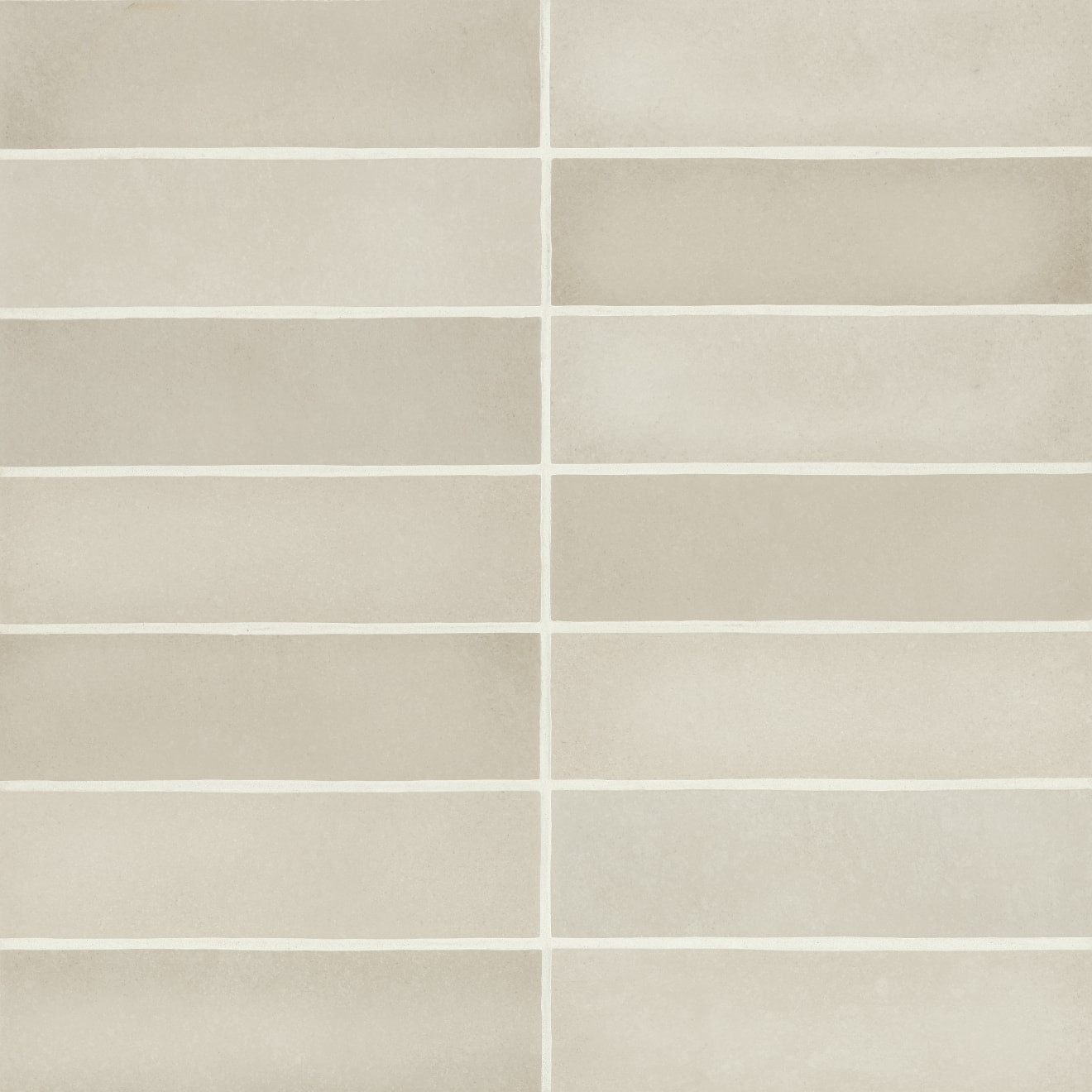 Makoto 2.5" x 10" Matte Ceramic Wall Tile in Kumo Grey | Bedrosians Tile & Stone