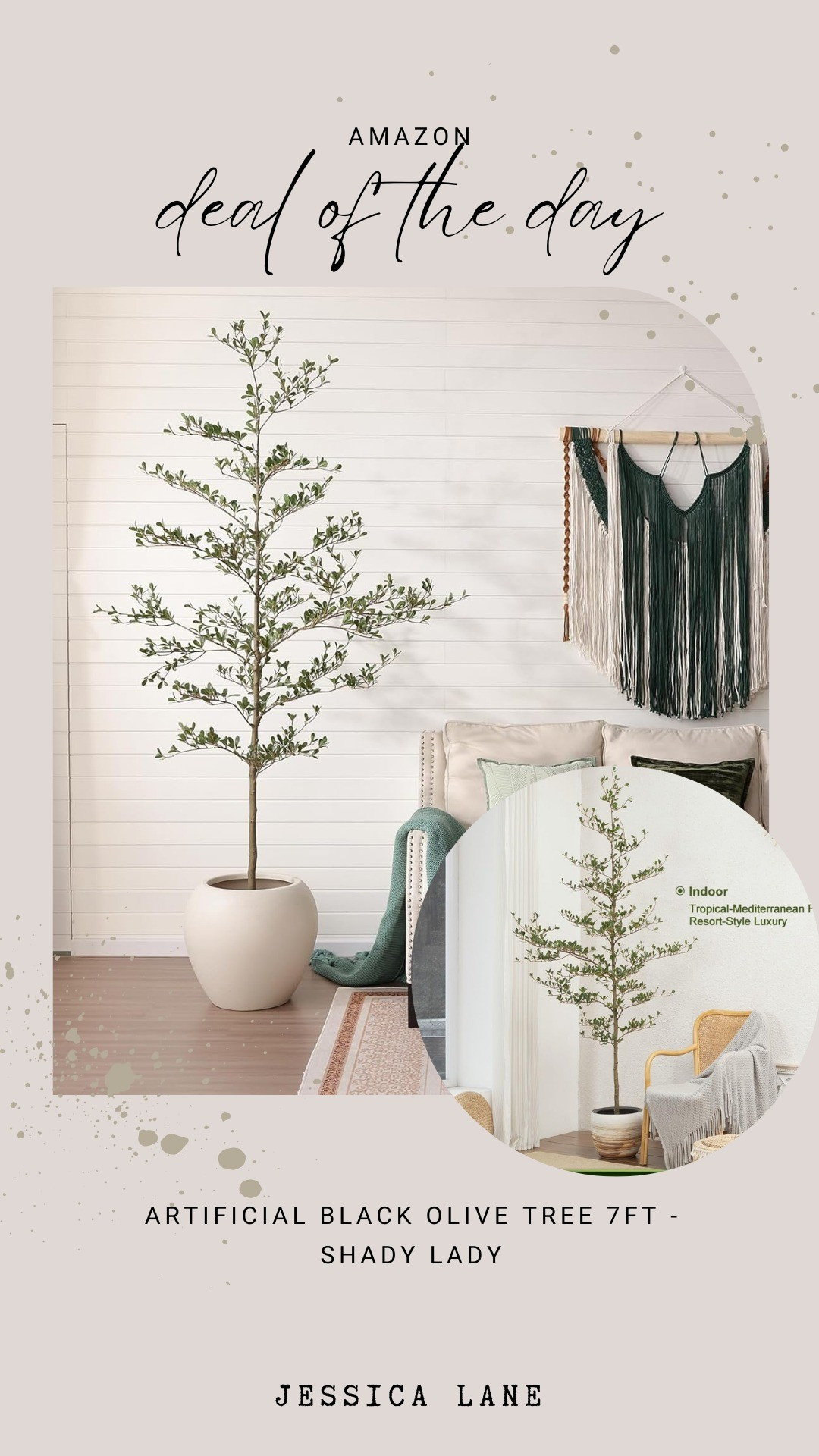 Get the look of a mature, airy tree with none of the maintenance. This 7ft artificial Black Olive Tree adds an instant "Shady Lady" vibe to your living room.#fauxplant #greenery #indoorplants #amazonfinds #plantlady

#LTKSeasonal #LTKSaleAlert #LTKHome