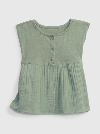 Toddler Gauze Peplum Top | Gap (CA)