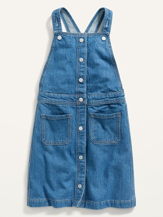 Medium-Wash Jean Skirtall for Girls | Old Navy (US)