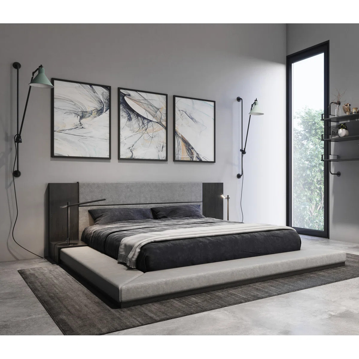 Amalie Upholstered Platform Storage Bed | Wayfair North America