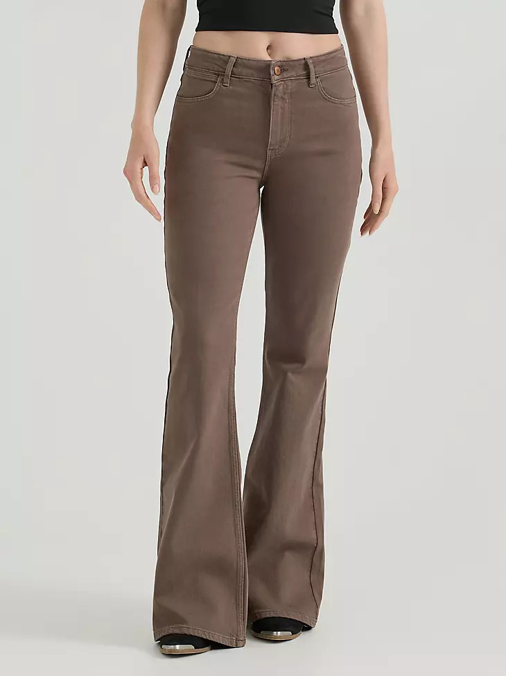 WOMEN'S WRANGLER® FIERCE FLARE JEAN IN CLAY CANYON | Wrangler