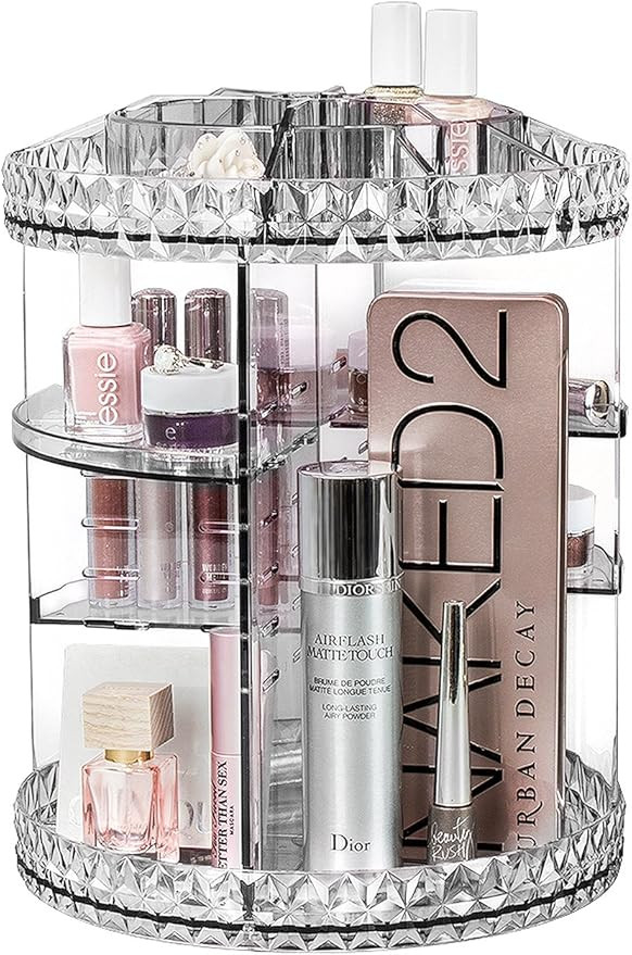 Sorbus Rotating Makeup Organizer, 360° Rotating Adjustable Carousel Storage for Cosmetics, Toile... | Amazon (US)