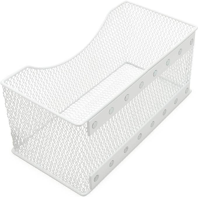 YBM HOME Mesh Magnetic Storage Basket Organizer with Extra Strong Magnets Holds Your Whiteboard a... | Amazon (US)