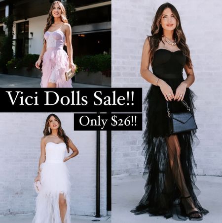 Gorgeous gown option for you taller ladies from Vici Dolls!!  

Model is 5’7!!  Use code: Holiday50 to make this beauty yours for only $26!!

All colors and sizes currently in stock!!

#Vici #ViciDolls #BlackGown #Tulle #Sale 

#LTKsalealert #LTKunder50 #LTKHoliday