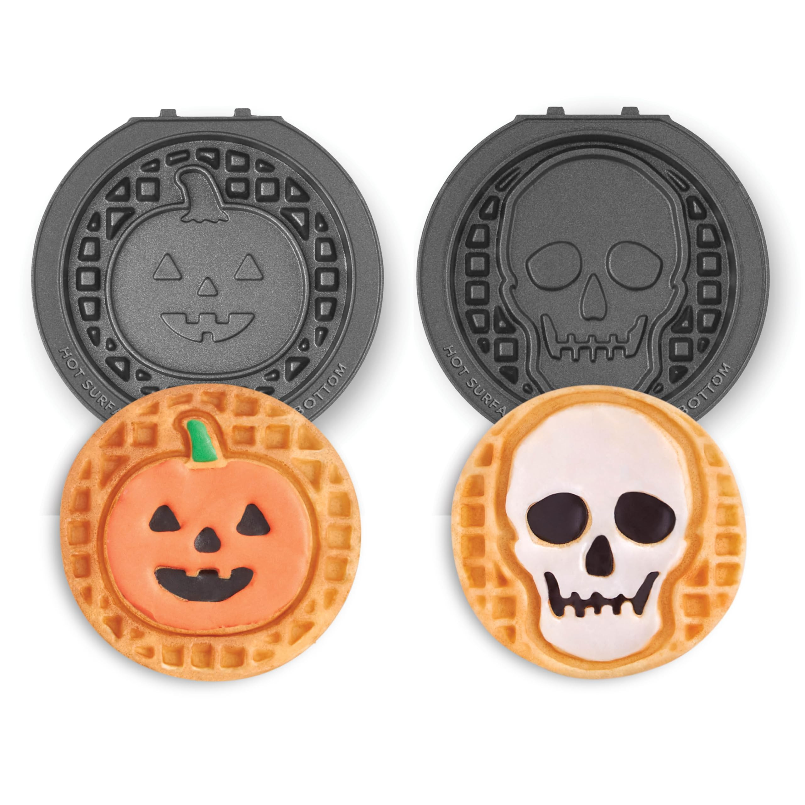 DASH Multimaker Mini System Two 4” Nonstick Removable Waffle Plates (Skull & Jack-O-Lantern) - ... | Amazon (US)
