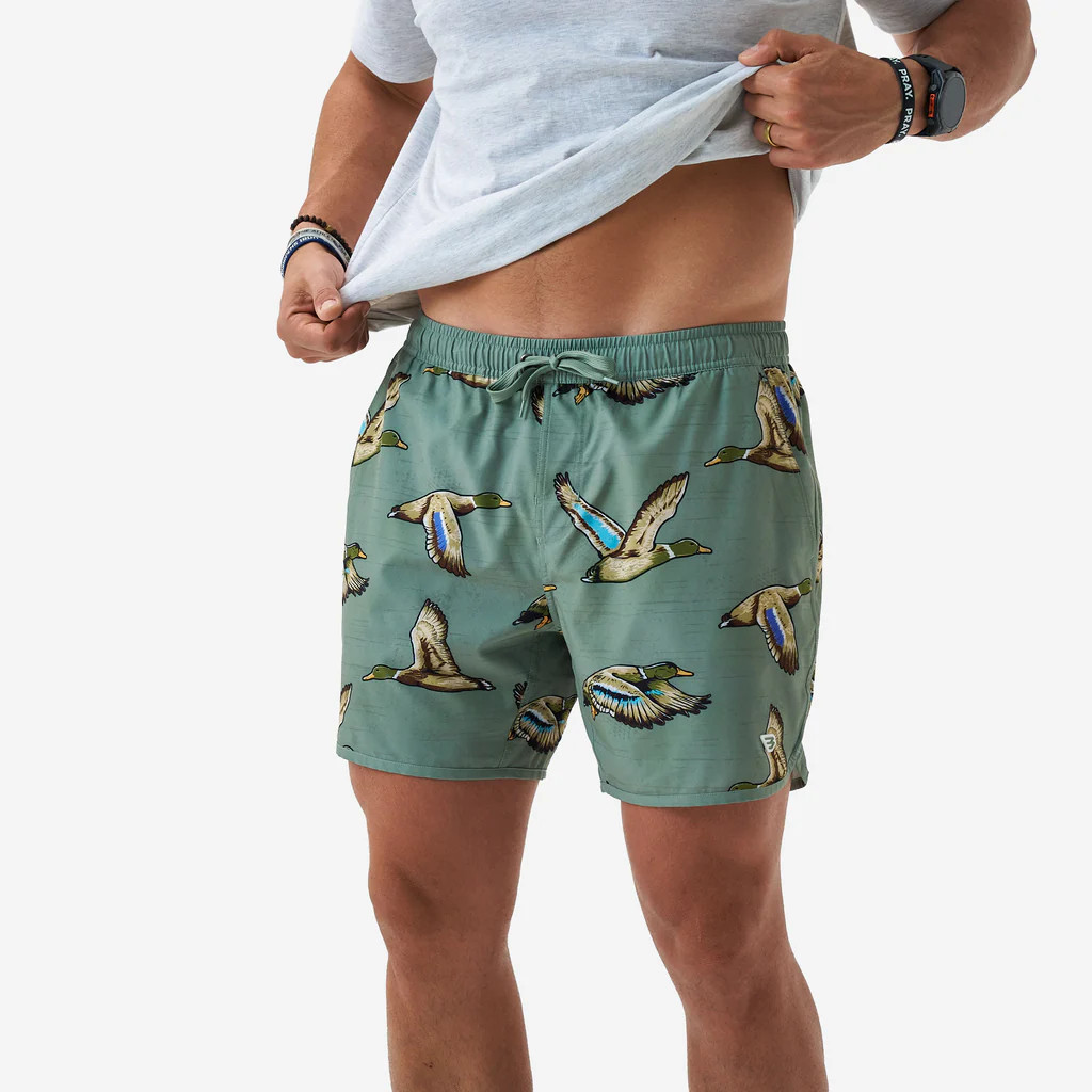Swim Trunk - Jumbo Mallards - Green | BURLEBO