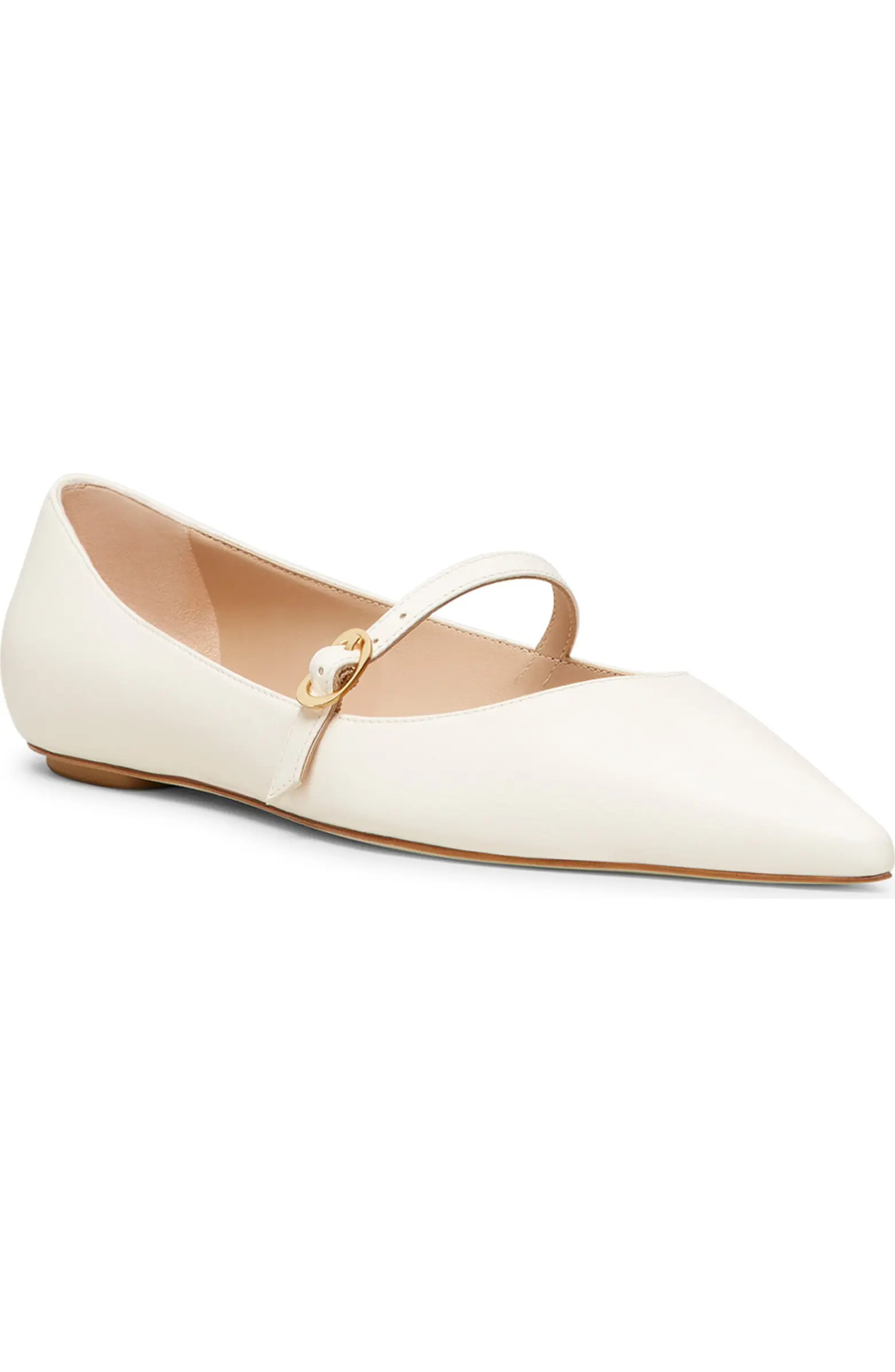 Stuart Weitzman Emilia Mary Jane Flat (Women) | Nordstrom | Nordstrom