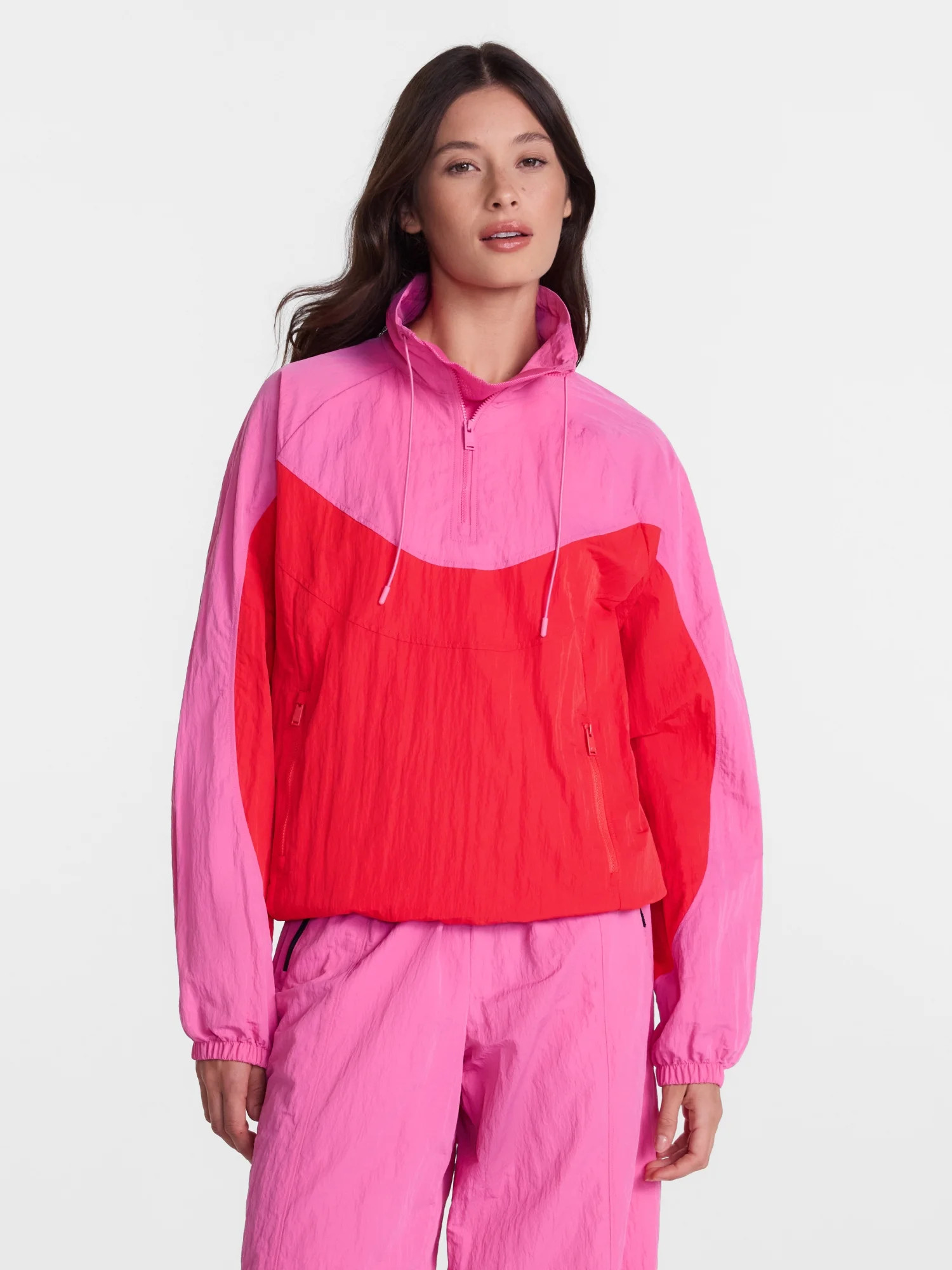 Avia Women's Colorblocked Pullover Nylon Jacket, Sizes XS-XL | Walmart (US)