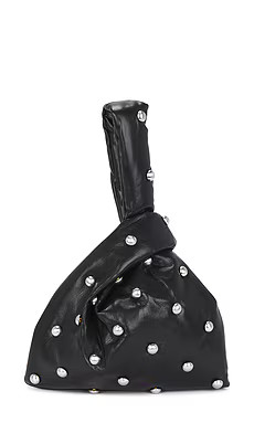 Nanushka Jen Mini Clutch in Black & Silver from Revolve.com | Revolve Clothing (Global)