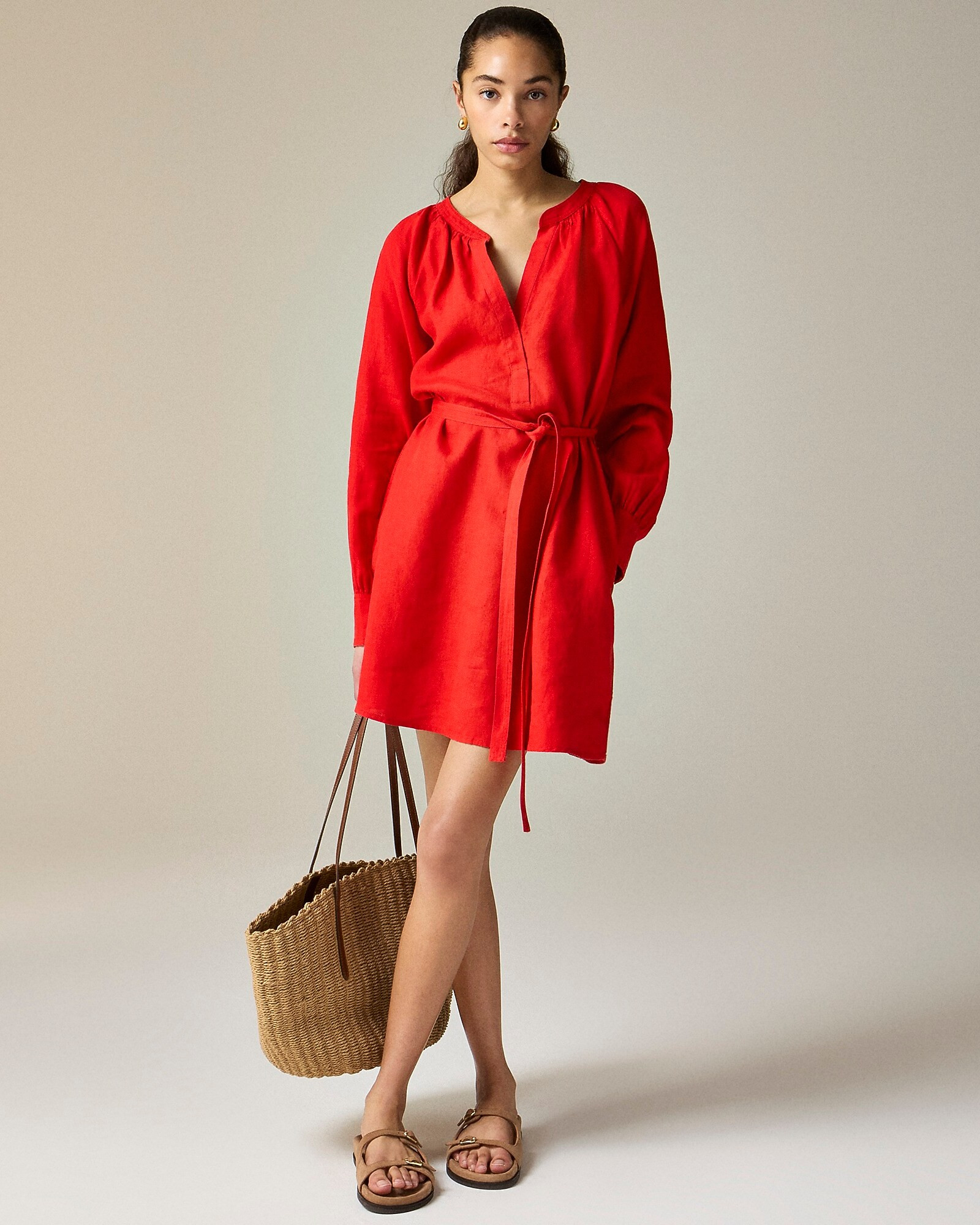 Cabana mini dress in linen | J. Crew US