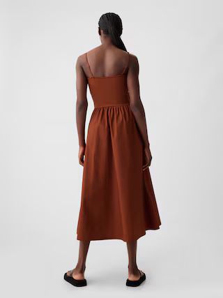 Mixed Media Midi Dress | Gap (US)