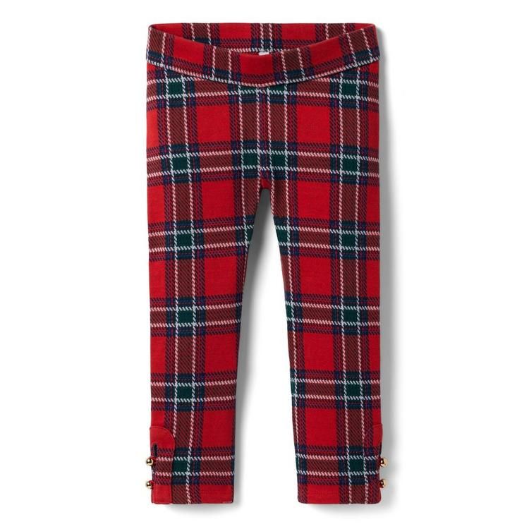 Plaid Button-Cuff Jacquard Pant | Janie and Jack