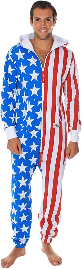 Tipsy Elves American Flag Jumpsuit - Comfy USA Clothing Item | Amazon (US)