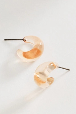 By Anthropologie Resin Small Hoop Earrings | Anthropologie (US)