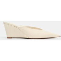 Zara - Slingback Wedge Shoes - White - 10 - Woman | Zara US