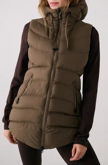 Transition Water Repellent Hooded Quilted Vest | Nordstrom