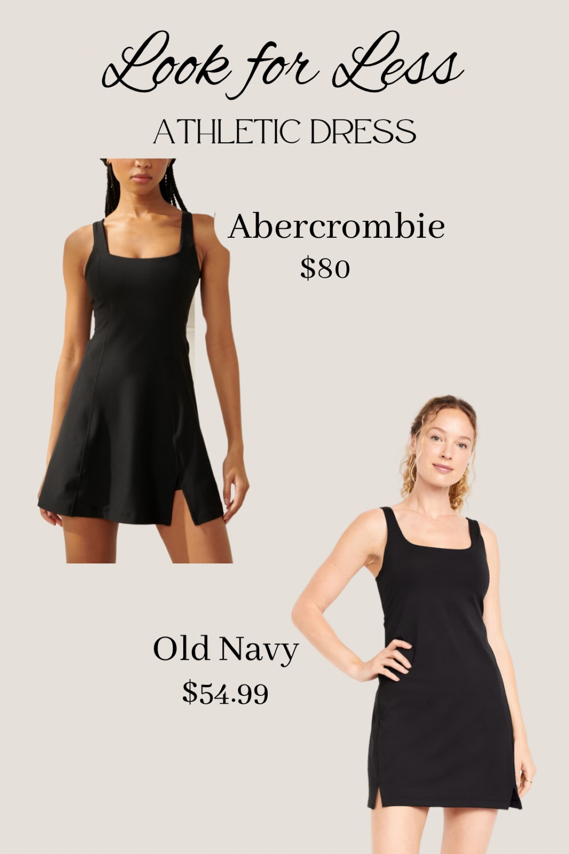 LOOK FOR LESS// athletic dress 

#LTKFindsUnder50 #LTKSummerSales