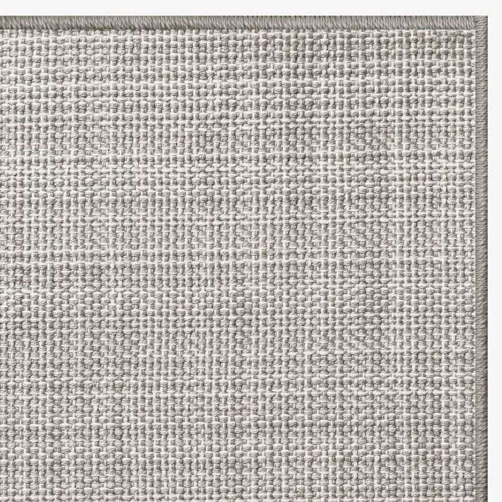 Tweed Synthetic Indoor/Outdoor Rug - Light Gray | Pottery Barn Teen