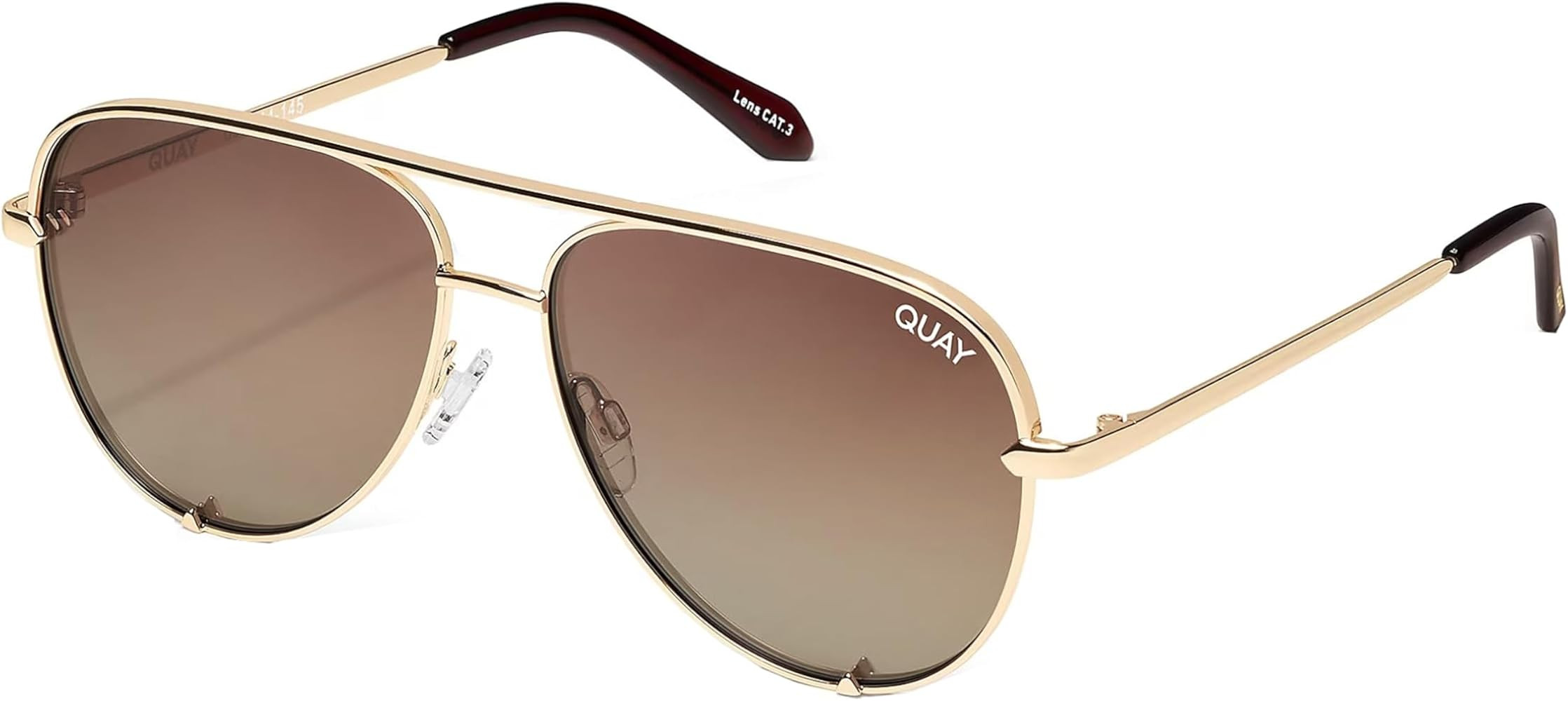 Quay - Sunglasses for Men & Women, Aviator Lenses with UV Protection, Oversized Sunglasses (High ... | Amazon (US)