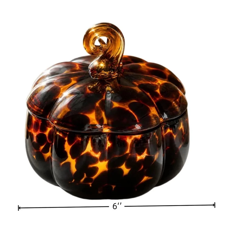 Halloween Pumpkin Jar Candle Farm Apple Pumpkin Scented 3 Wick Confetti Figural Desktop Thanksgiv... | Walmart (US)