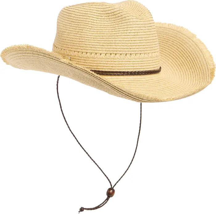 Vince Camuto Chin Strap Cowboy Hat | Nordstromrack | Nordstrom Rack