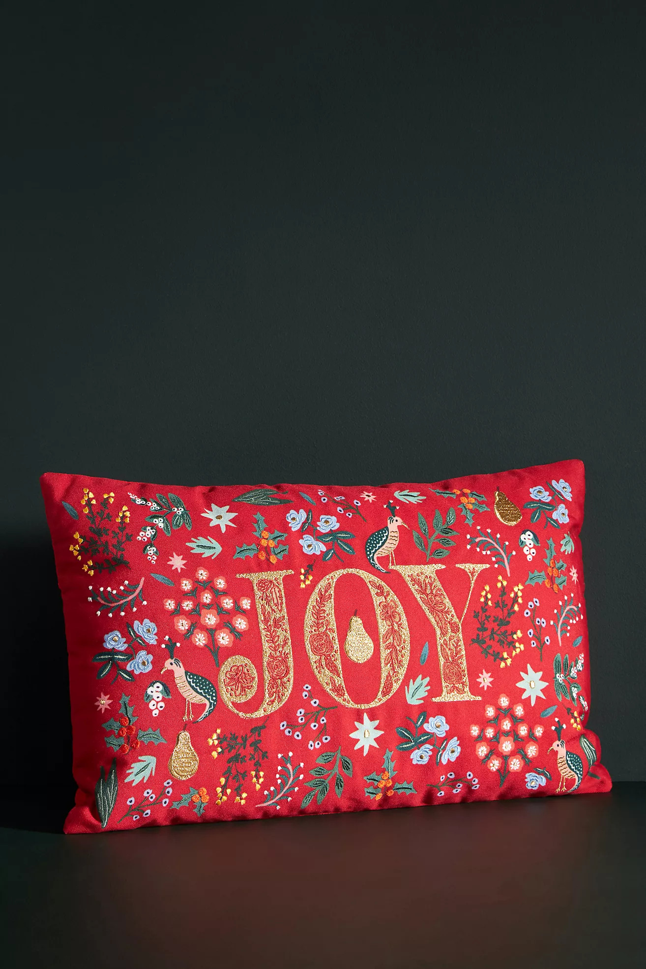 Rifle Paper Co. Joy Pillow | Anthropologie (US)