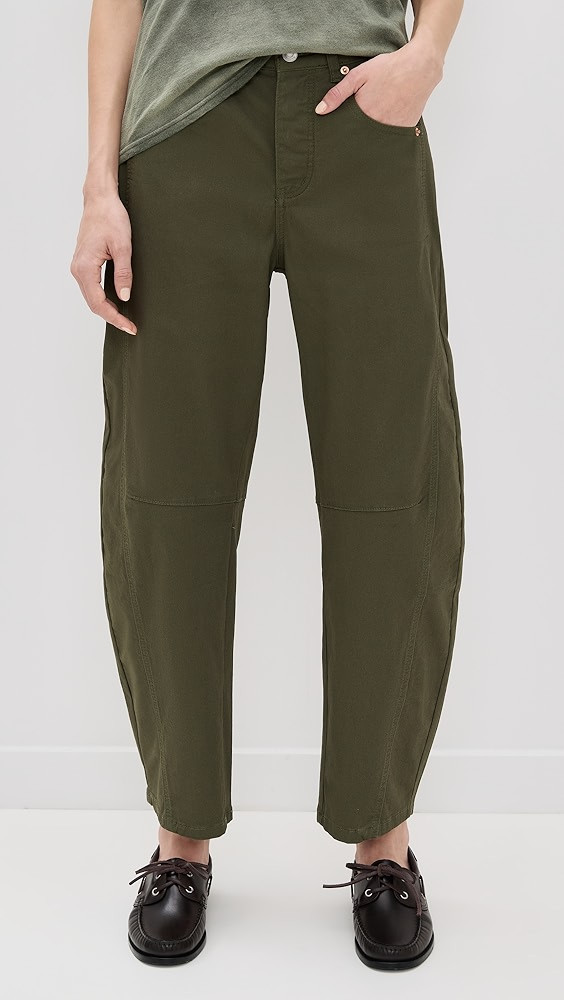 Cotton Twill Horseshoe Pants | Shopbop