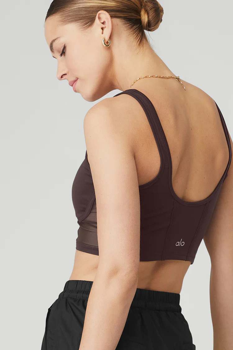 Airbrush Mesh Corset Tank | Alo Yoga (US)