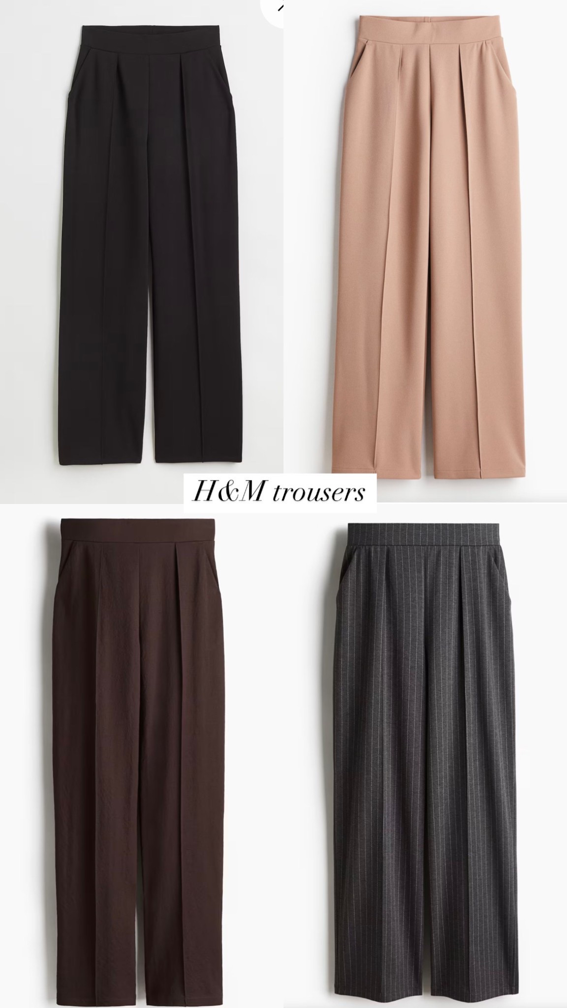 H&M trousers 

#LTKworkwear #LTKspring #LTKeurope