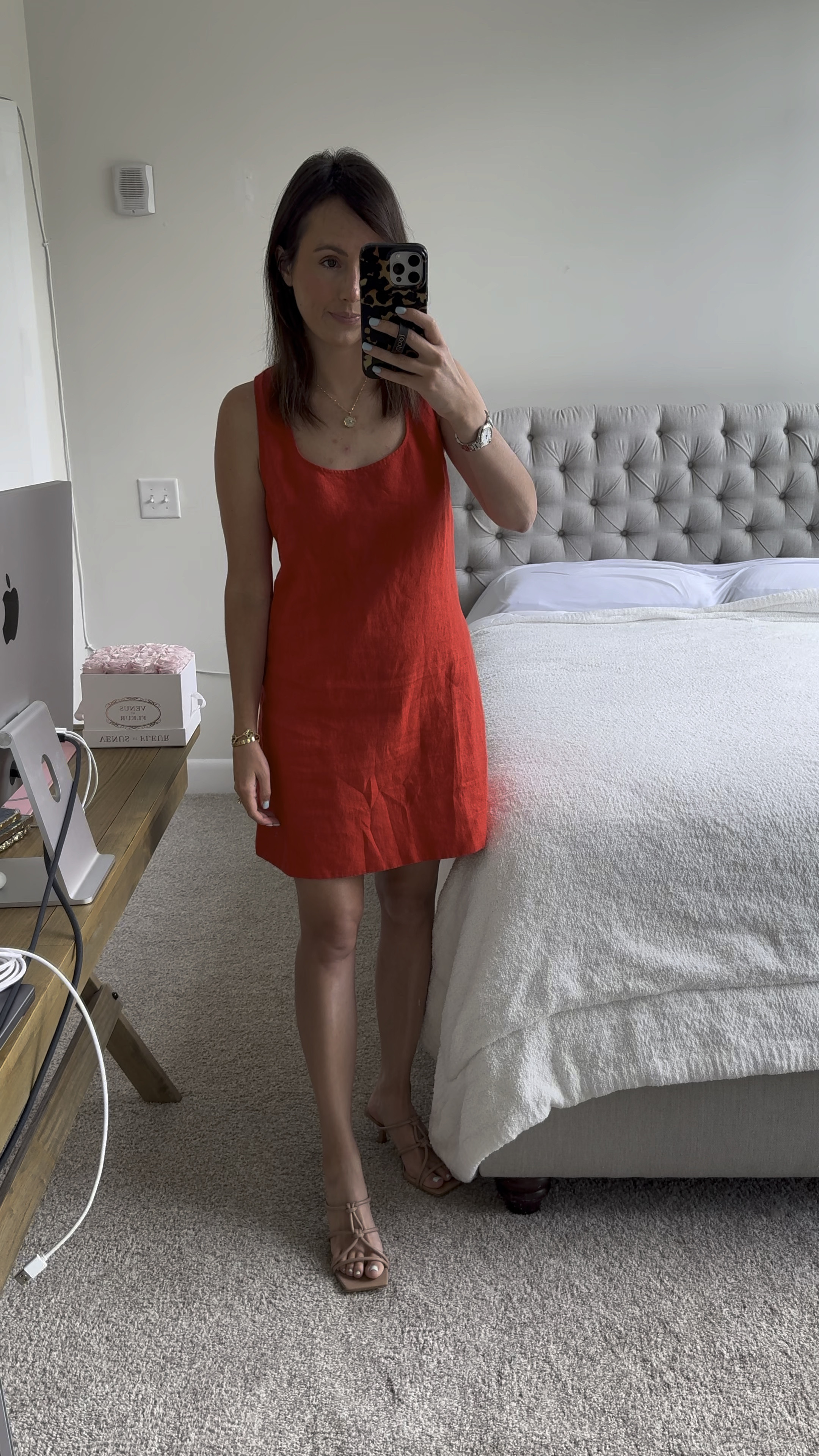 Madewell red linen dress in size 0 - plenty of room still in this size  



#LTKFindsUnder100 #LTKStyleTip #LTKSeasonal