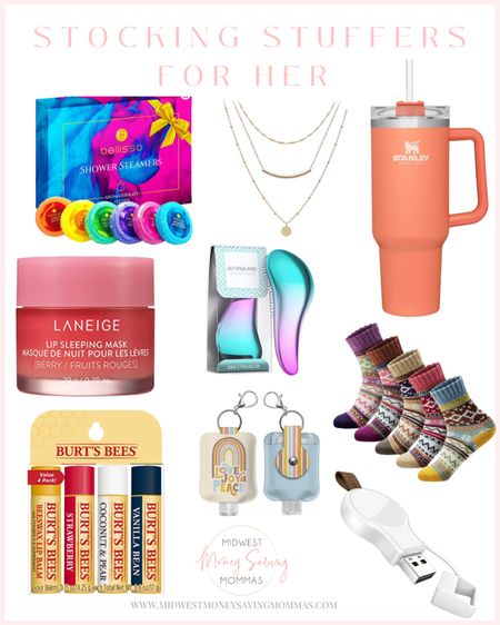 Stocking Stuffers for Her

Christmas gifts | gift guide | gifting | Amazon finds | Stanley Cup | Laneige | Burt’s Bees | Apple | jewelry 

#LTKHoliday #LTKSeasonal #LTKstyletip